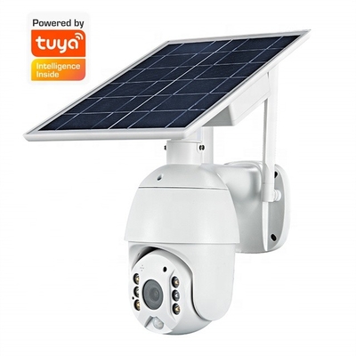Tuya Security स्मार्ट होम IP66 वाटरप्रूफ 1080P फुल HD PIR डिटेक्शन सोलर PTZ कैमरा