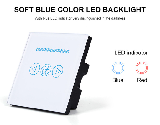 Glomarket Tuya Wi-Fi स्मार्ट वॉल स्विच रिमोट कंट्रोल सीलिंग फैन / LED लाइट के लिए