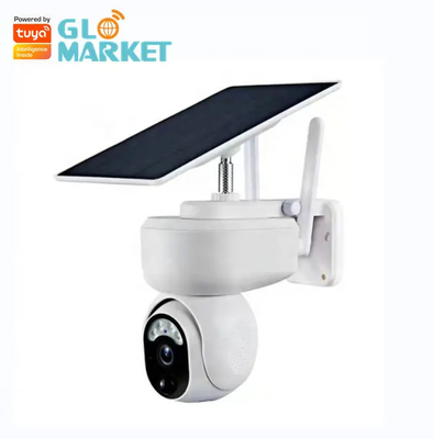 Wifi 2MP स्मार्ट सोलर कैमरा सिक्योरिटी आउटडोर लो पावर वाटरप्रूफ PTZ कैमरा