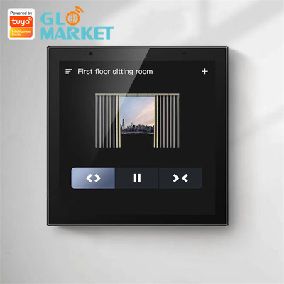 Wifi स्मार्ट कंट्रोल पैनल IR रिमोट कंट्रोल Tuya Zigbee गेटवे 4 इंच