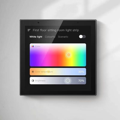 Wifi स्मार्ट कंट्रोल पैनल IR रिमोट कंट्रोल Tuya Zigbee गेटवे 4 इंच