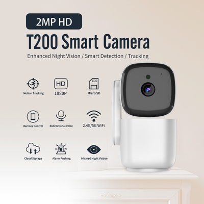 2.4G 5G वाईफाई स्मार्ट कैमरा इंडोर नाइट विजन वन वे इंटरकॉम स्मार्ट होम सिक्योरिटी कैमरा