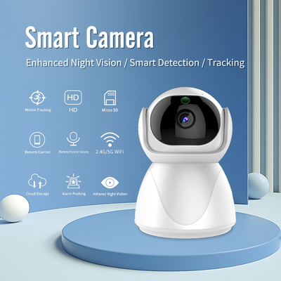 Tuya स्मार्ट सिक्योरिटी कैमरा स्मार्ट होम के लिए होम मिनी Wi-Fi इंडोर PIR मोशन डिटेक्शन
