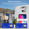 स्मार्ट सोलर बैटरी संचालित फ्लडलाइट PTZ कैमरा 4G/Wifi Ubox 4MP IR/Color Night Version