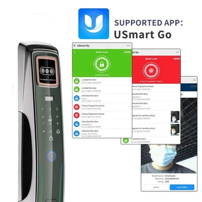 3D चेहरे की पहचान बुद्धिमान ताला Usmart जाओ एपीपी बुद्धिमान प्रबंधन