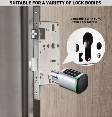 ग्लोमार्केट Tuya Ttlock स्मार्ट डिजिटल कुंजी रहित दरवाजा लॉक सिलेंडर संयोजन पासवर्ड और कार्ड इलेक्ट्रॉनिक लॉक सिलेंडर स्मार्ट लॉक