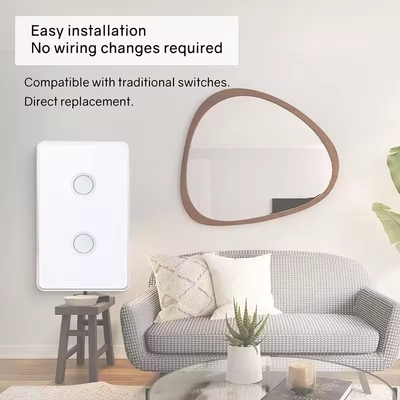 ग्लोमार्केट Tuya Zigbee/wifi EU टेम्पर्ड ग्लास कॉंकेव बटन टच लाइट स्विच 1/2/3/4 गैंग वाईफाई वॉल स्विच गूगल एलेक्सा के साथ काम करें