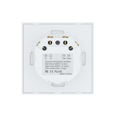 Glomarket Tuya Wifi स्मार्ट फैन स्विच Tuya स्मार्ट स्विच फैन स्पीड लाइट ऑन ऑफ वॉयस कंट्रोल कंट्रोल स्विच EU / US मानक