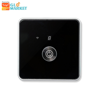 ग्लोमार्केट स्मार्ट होम डिमर स्विच Tuya Zigbee वॉयस कंट्रोल बटन डिमिंग डिजिटल डिस्प्ले के साथ चमक समायोजित करें