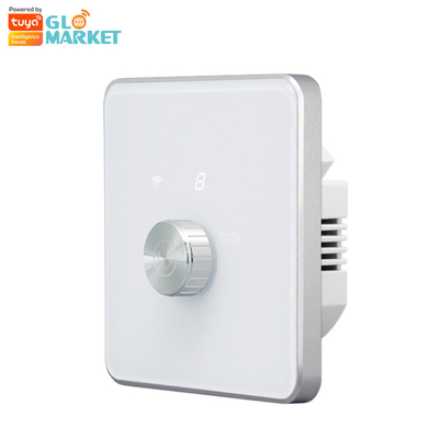 ग्लोमार्केट स्मार्ट होम डिमर स्विच Tuya Zigbee वॉयस कंट्रोल बटन डिमिंग डिजिटल डिस्प्ले के साथ चमक समायोजित करें