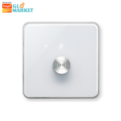 ग्लोमार्केट स्मार्ट होम डिमर स्विच Tuya Zigbee वॉयस कंट्रोल बटन डिमिंग डिजिटल डिस्प्ले के साथ चमक समायोजित करें