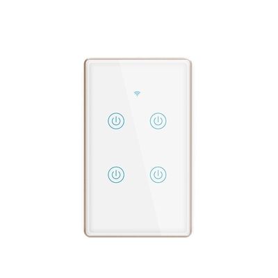 802.11B/G/N Tuya Wifi Dimmer धातु फ़्रेम Tuya स्मार्ट Dimmer स्विच वाईफ़ाई BLE