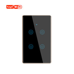 802.11B/G/N Tuya Wifi Dimmer धातु फ़्रेम Tuya स्मार्ट Dimmer स्विच वाईफ़ाई BLE
