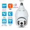 3MP सीसीटीवी बल्ब कैमरा 360 पैनोरमिक तुया स्मार्ट सीसीटीवी वीडियो निगरानी
