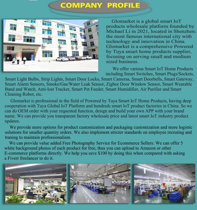 ग्लोमार्केट स्मार्ट होम 8 गैंग वॉल स्विच यूएस स्टैंडर्ड तुया वॉयस एपीपी रिमोट कंट्रोल वायरलेस वॉल टच लाइट स्विच 24